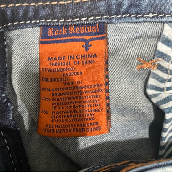 Sold ❤️Rock Revival Vien Easy Ankle Skinny Size 32 - Picture 11 of 12